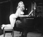 Sabrina with piano and music