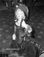 Sabrina at a film premiere 1955