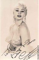 Sabrina autographed card