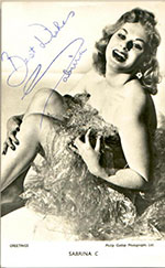 Sabrina Greetings autographed