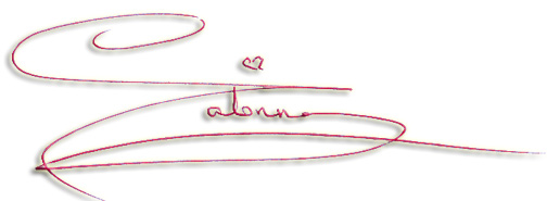 Sabrina's autograph