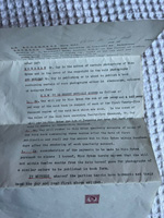 Sabrina contract with Russell Gay 1956