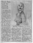 Sabrina article