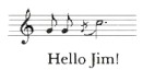 Hello Jim sheet music