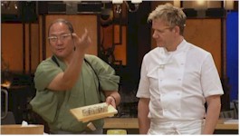 Iron Chef Morimoto on Hell's Kitchen 2010
