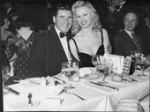 Sabrina at dinner for the Weekend Mail's 'Night With The Stars Ball' with John Barrister
