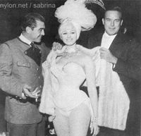 Sabrina at the Artists & Models Ball 1962 New York
