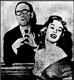 Arthur Askey and Sabrina 1955