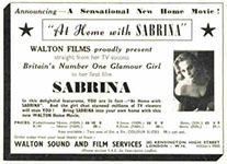 Sabrina at home ad