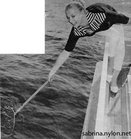 Sabrina fishing in Sydney 1959