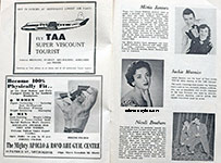 Tivoli 1958 Pleasures of Paris programme