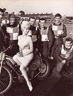 Sabrina at the speedway 1964