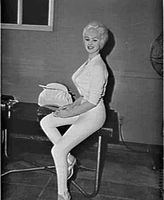 Sabrina arrives at Mascot 1962