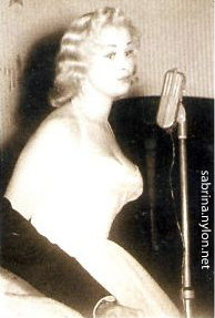 Sabrina at the microphone