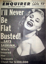 Sabrina not flat busted!