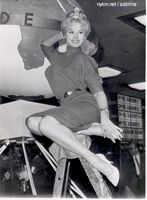 Sabrina on set 1960