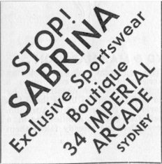 Stop! Sabrina!