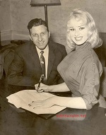 Sabrina and Tony Smart signing contract
