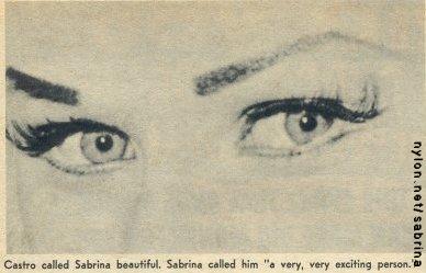 Sabrina's eyes