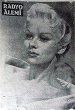 Sabrina in Turkish magazine Radyo Alemi in 1958