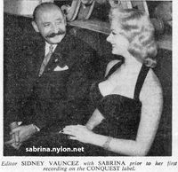 Sabrina with Sidney Vauncez