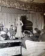 Sabrina performs at the March of Dimes fundraiser, 1955