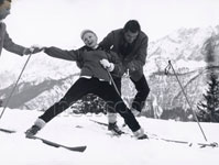 Sabrina skiiing Austria Steve Cochran 1957