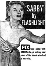 Sabrina by Flashlight