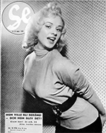 Sabrina on the cover of Swedish mag Se in 1959