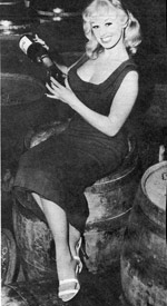 Sabrina in a Perth wine cellar