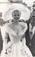 Sabrina at the Ascot races 1957