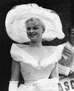 Sabrina crashes Ascot, 1957