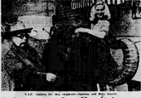 Sabrina and an elephant 1963
