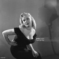 Sabrina (Norma Sykes) in black in 1955