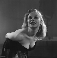 Sabrina (Norma Sykes) in black in 1955