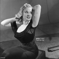 Sabrina (Norma Sykes) in black in 1955