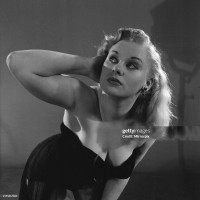 Sabrina (Norma Sykes) in black in 1955