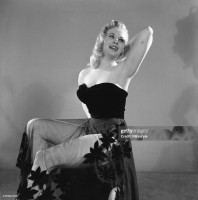 Sabrina (Norma Sykes) in black in 1955