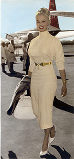 Sabrina arrrives in Brisbane 1959