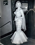 Sabrina at premiere Rains of Ranjipur 1956