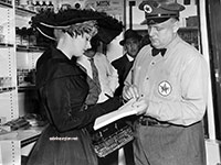 Sabrina opening a service station in Cottesloe, July 1959