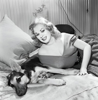 Sabrina (Norma Sykes) and her dog Shane