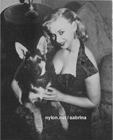 Sabrina (Norma Sykes) and her dog Shane