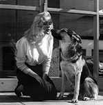 Sabrina (Norma Sykes) and her dog Shane