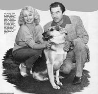 Sabrina (Norma Sykes) and her dog Shane