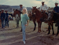 Sabrina on the set of Tarzan 1967