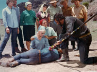 Sabrina on the set of Tarzan 1967