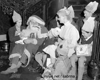 Sabrina and Terry Thomas with orphans