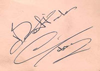 Sabrina autograph
