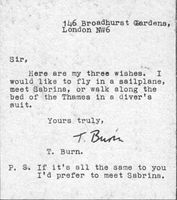 Sabrina letter